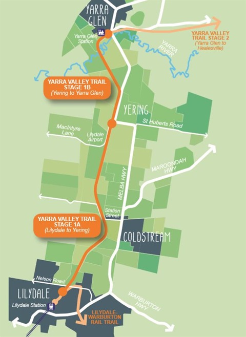 yarra trails mtb map