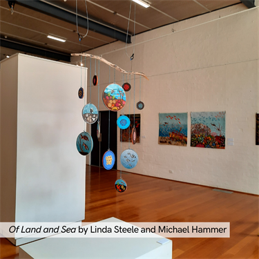 Of Land and Sea by Linda Steele and Michael Hammer, 2024, Installation view