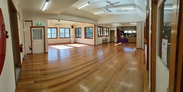 Internal view of the Menzies Creek internal hall