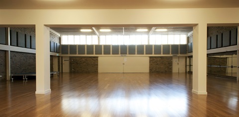 Inside view of the Upwey hall