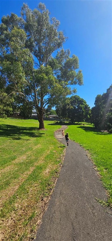 Lower path at play space