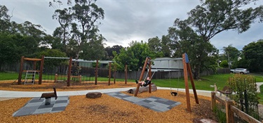 Climbing elements and swings