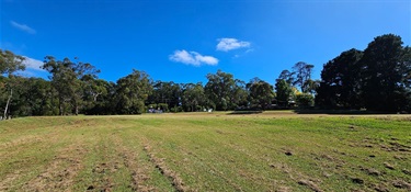 oval space looking towards play equipment