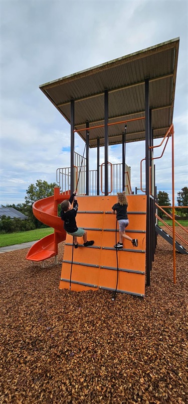 Tower with Climbing Wall