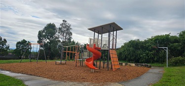 Side View of play equipment