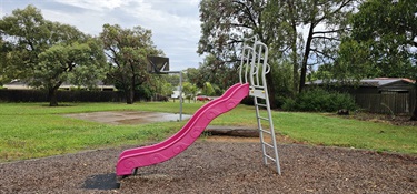 Side view of slide