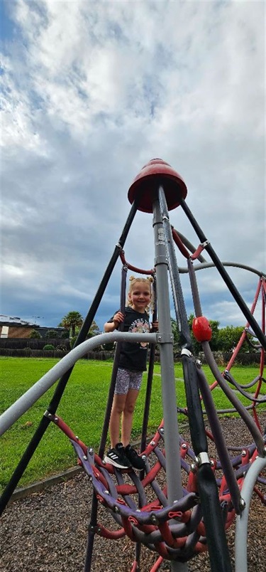 Top of the climbing tower