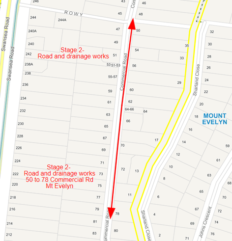 50 to 78 Commercial Rd Mt Evelyn - Road and Drainage Works.png