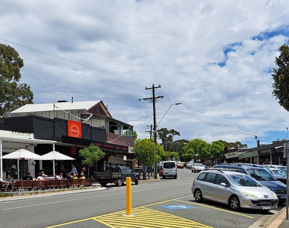 Upwey Main Street