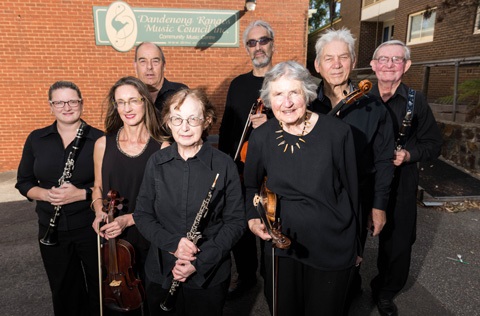 Members of the Dandenong Ranges Music Council received a small grant in 2018.